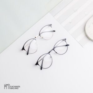 Alternative view of Kacamata Clubmaster Bulat Ringan - Agni 03