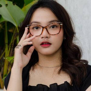 Kacamata Cat Eye Kece Tangkai Pegas - Sadara 02