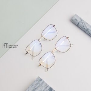 Alternative view of Kacamata Kotak Besi dengan Tangkai Pegas - Bintari 04