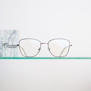 Kacamata Kotak Besi dengan Tangkai Pegas - Bintari 04