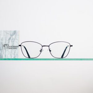 Kacamata Semi Cat Eye Besi Tangkai Pegas - Ciha 03