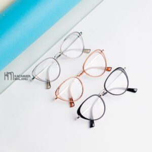 Alternative view of Kacamata Cat Eye Lucu Tangkai Pegas - Bintari 02